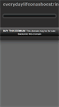 Mobile Screenshot of everydaylifeonashoestring.com
